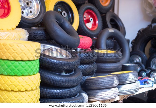 Car wheels, auto, transport, vehicle,\
multi-colored, industry