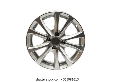 car wheels isolated on a white background - Shutterstock ID 363991613