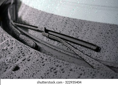 Car Windshield And Wiper