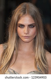Cara Delevigne arriving the UK premiere of Anna Karenina at Odeon Leicester Square, London. 05/09/2012 Picture by: Alexandra Glen