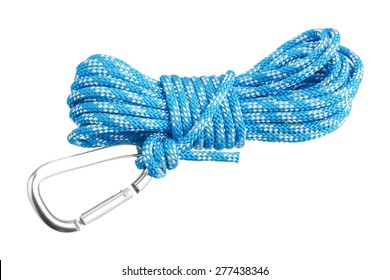 Carabiner Attached To Rope