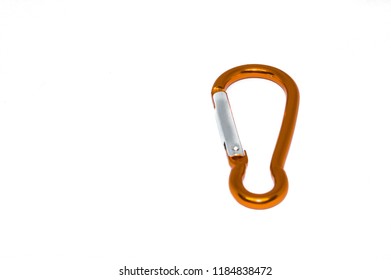 Carabiner Orange Color Use Backpack Purse Stock Photo 1184838472 ...