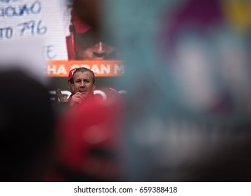 Caracas, 8th June 2017. Venezuelan Vice President Tareck El Aissami Speaks At A Ceremony In Support Of The National Constituent Assembly.