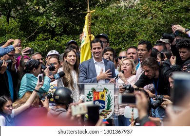 Caracas, Dtto-Capital /Venezuela; 01/26/2019: Interim President Of Venezuela - Juan Guaidó 