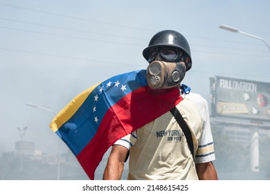 Caracas, Venezuela; 04 30 2019: 
Military And Civil Uprising Against Nicolás Maduro