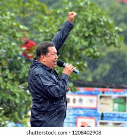 Caracas, Venezuela, October 2012: Last Campaign For President Hugo Chavez