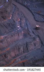 Carajas, Para, Brazil -Â� 2010: Carajas Mine, Largest Iron Ore Mine In The World, Located In Para, Brazil. The Mine Is Operated As An Open-pit Mine, Estimated To Contain 7.2 Billion Tons Of Iron Ore