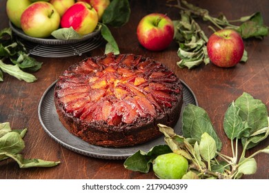 Caramel Apple upside down Cake - Powered by Shutterstock