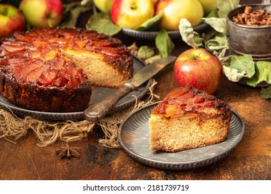 Caramel Apple Upside Down Cake	
