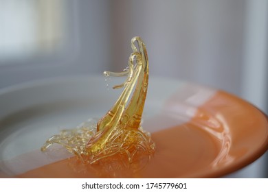 Caramel Dish Decoration, Spun Sugar Decorations