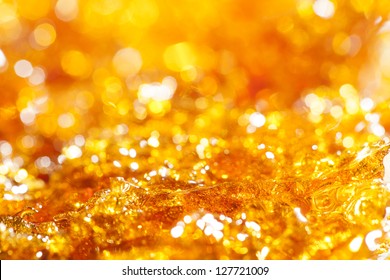 Caramel Gold Glitter Background