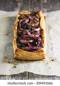 Caramelized Red Onion Tart.