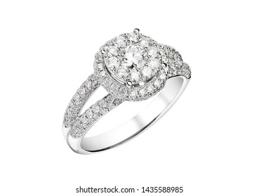 Carat Round Shape Diamond Wedding Ring Band