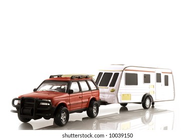 caravan with automobile for vacation traveling - Powered by Shutterstock