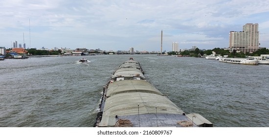 The Caravan Cargo Boat on river