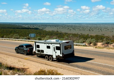 Caravan Travel On The Road