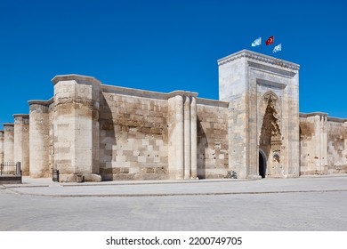 Caravanserai Main Entrance In Sultanhani. Silk Road. Turkey