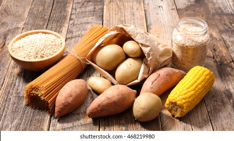 carbohydrate food - Shutterstock ID 468219980