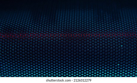 Carbon background with red light line