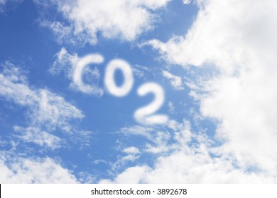 Carbon Dioxide Symbol In Sky