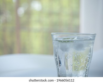 Carbonated Water In A Glass