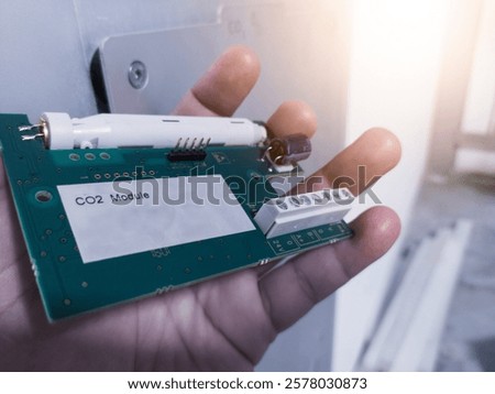 Carbondioxide module sensor for control machine.