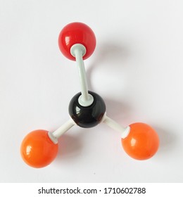 Carbonyl Fluoride Molecular Structure Isolated On Stock Photo ...