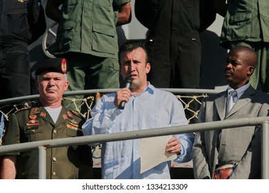 Carcasa (Venezuela) January 30, 2010 The Federal Court Of Manhattan Filed Charges Against Former Vice President Of Venezuela Tareck El Aissami (c), For Violating Sanctions Imposed Against Him.