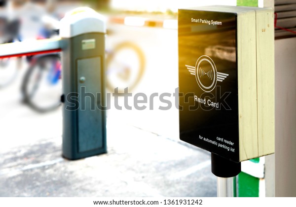 Card reader for automatic\
Parking