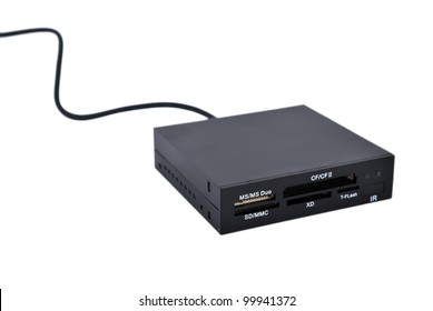 card reader on a white background