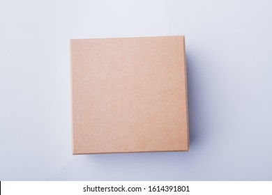 Download Similar Images, Stock Photos & Vectors of Craft Cardboard Box Container with Clear White Label ...