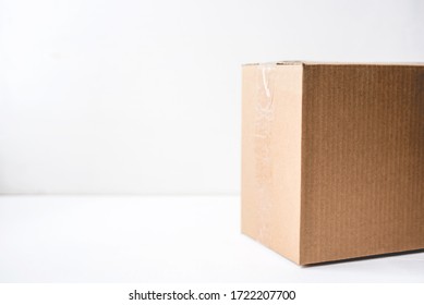 big white cardboard box