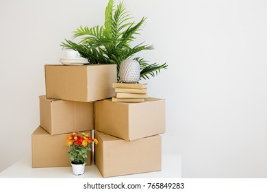 Cardboard Boxes Moving New House Stock Photo 765849283 | Shutterstock