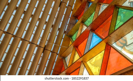 The Cardboard Cathedral Interior, Christchurch, NZ