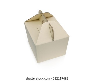 Cardboard Fast Food Box On White Stock Photo 312119492 | Shutterstock