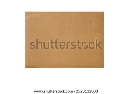 Cardboard Sign. Empty Sheet of Cardboard for a Sign. A flat piece of cardboard on a white background. Blank Cardboard. A piece of packing paper. Piece of torn box with room for text. Home Made Sign. 