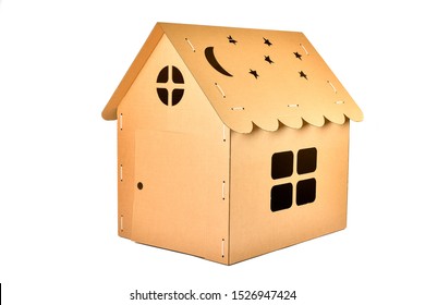 cardboard toy house