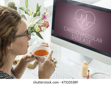 Cardiac Cardiovascular Disease Heart Graphic Concept