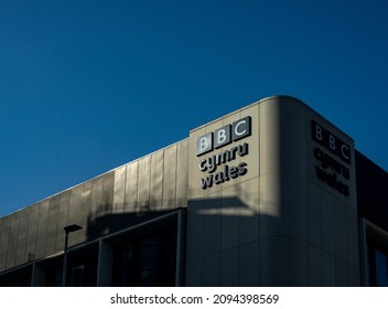 Cardiff, Wales, UK - 22.09.2021: BBC Cymru Wales Central Square building.