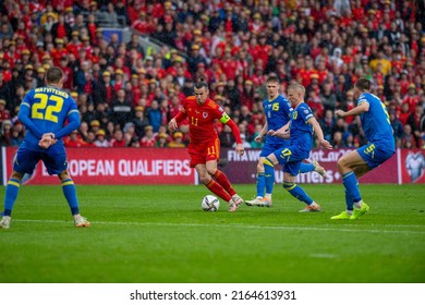 Cardiff, Wales UK, 5622: Gareth Bale During The Wales V Ukraine World Cup Play Off Final