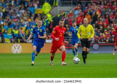 Cardiff, Wales UK, 5622: Gareth Bale During The Wales V Ukraine World Cup Play Off Final