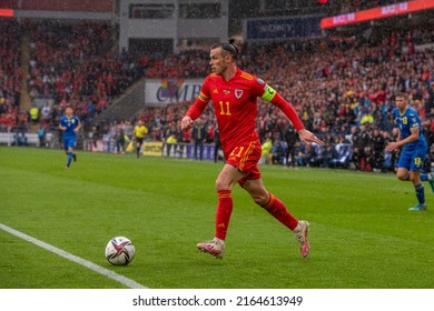 Cardiff, Wales UK, 5622: Gareth Bale During The Wales V Ukraine World Cup Play Off Final
