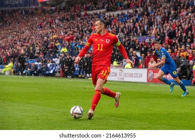 Cardiff, Wales UK, 5622: Gareth Bale during the Wales v Ukraine World Cup Play Off Final