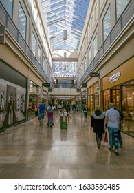 Cardiff, Wales/UK - 09/13/2019: The Inside Of St David's Dewi Sant, Which Is A Shopping Mall In Cardiff.