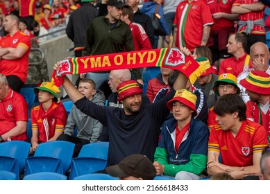 Cardiff,Wales UK, 11622: Wales Fans At The Cardiff City Stadium 