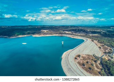 Cardinia Reservoir Lake - Aerial View