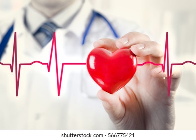 Images, Photos Et Images Vectorielles De Stock De Cardiologue Au Coeur 