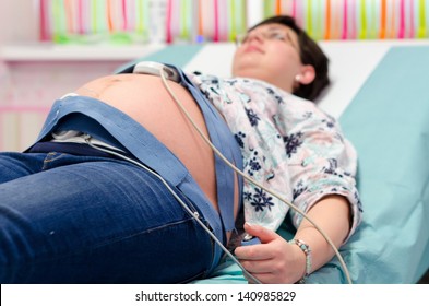 Cardiotocography Of Pregnant Womans Baby