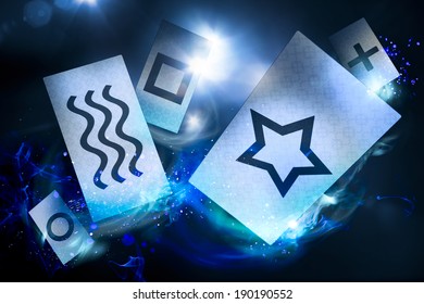 Cards Used To Conduct Experiments For Extrasensory Perception ( ESP)