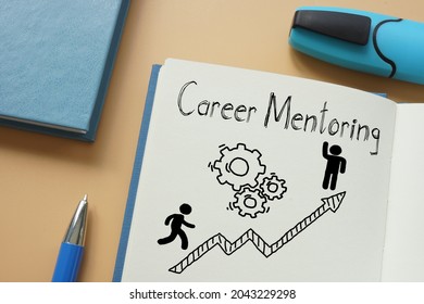 Career Mentoring Is Shown On A Business Photo Using The Text